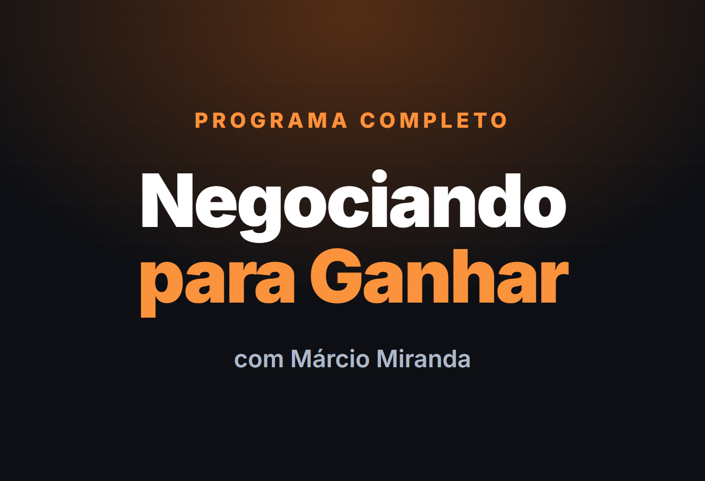Negociando para Ganhar